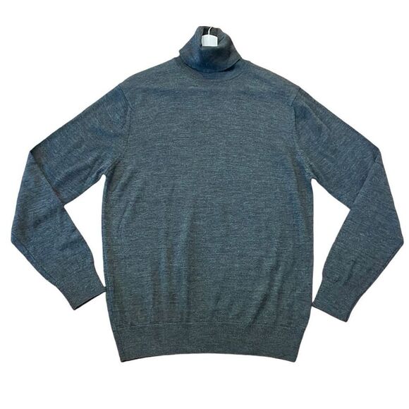 Bartolini made in Italy Merino Wool blend turtleneck sweater XL - Picture 1 of 9